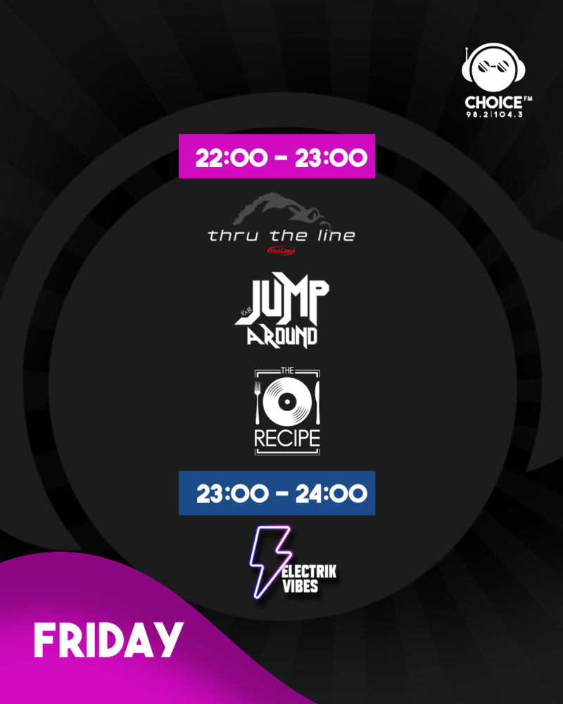 FRIDAY - DJ's Vibes